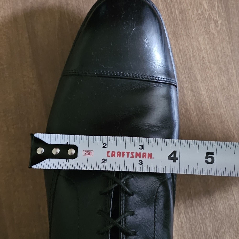 Allen Edmonds Black Leather Park Avenue Cap Toe Oxford Dress Shoes Size 11.5 - Picture 8 of 8